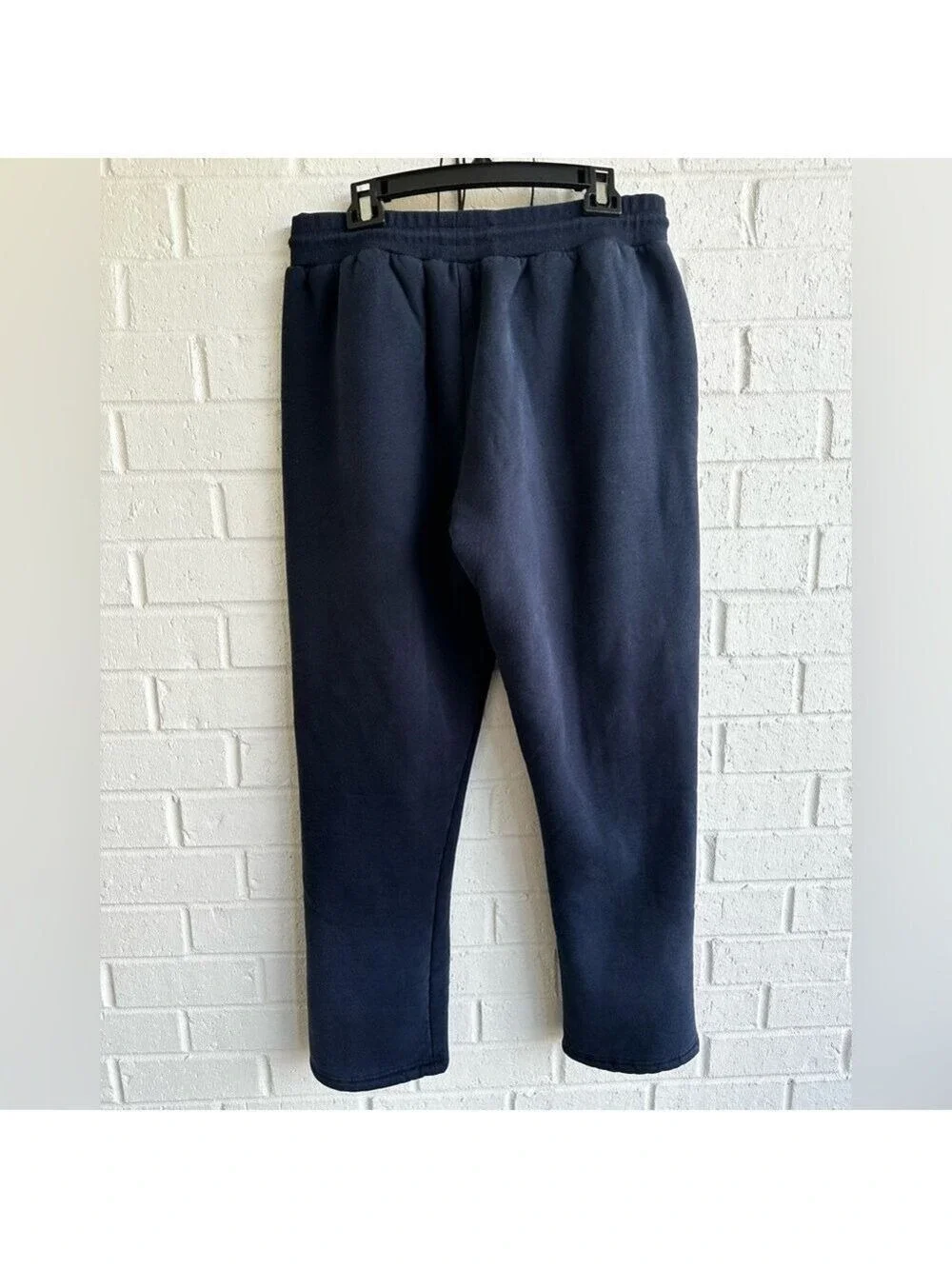 Lentta Men's Navy Fleece Sweatpants Warm Athletic Sherpa Lined Track Joggers XXL